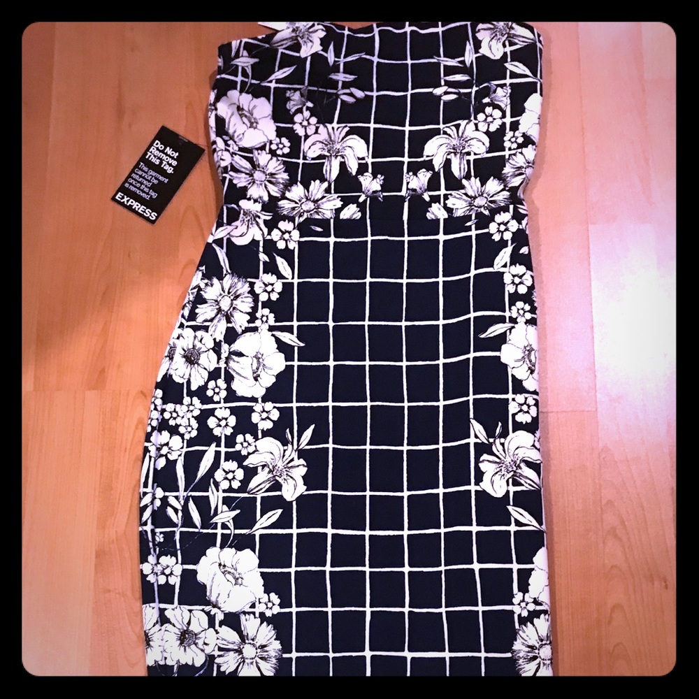 Express strapless midi